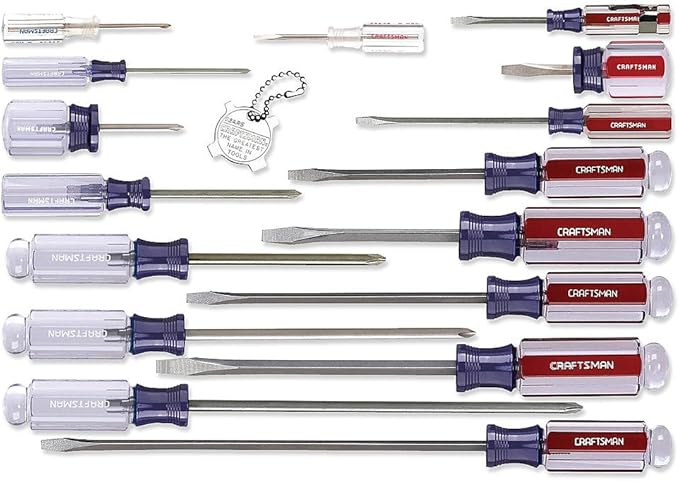 Craftsman 9 31794 Slotted Phillips Screwdriver Set, 17 Piece