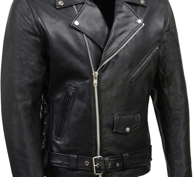 Milwaukee Leather Classic Brando Motorcycle Jacket For Men