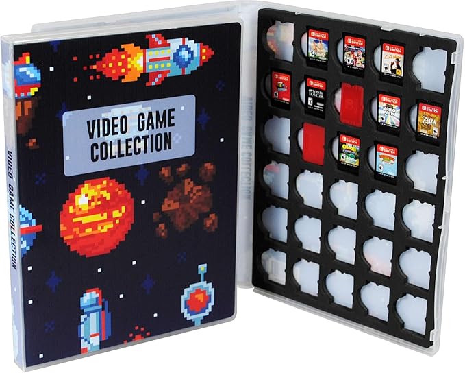 Game Case For Nintendo Switch Cartridges Holds 30 Games Securely In Foam